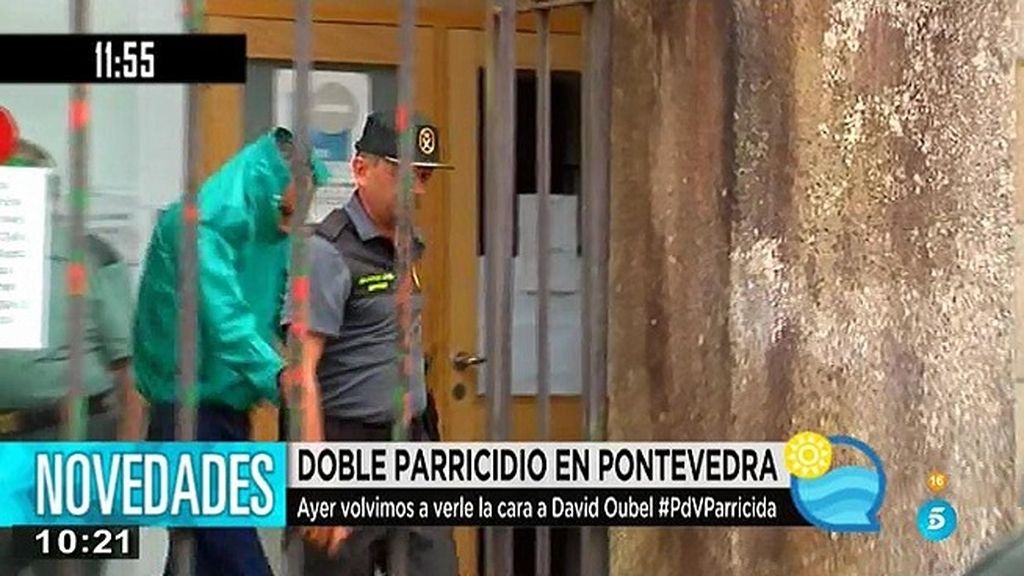 David Oubel, el parricida de Moraña, se ha sometido a una prueba forense