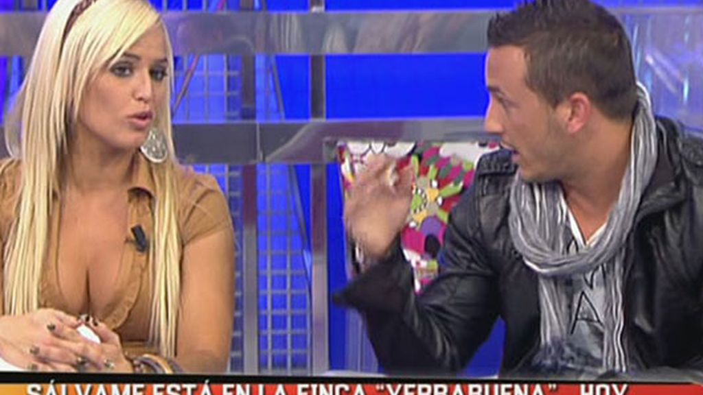 Chari y Rubén discuten en 'Sálvame'
