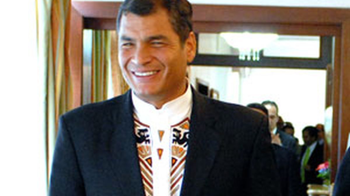 El presidente de Ecuador, Rafael Correa. FOTO:GTRES.