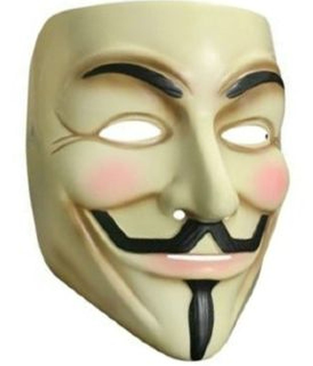 Los derechos de imagen de la máscara pertenecen a Time Warner, una de las compañías de medios más grandes a nivel mundial.