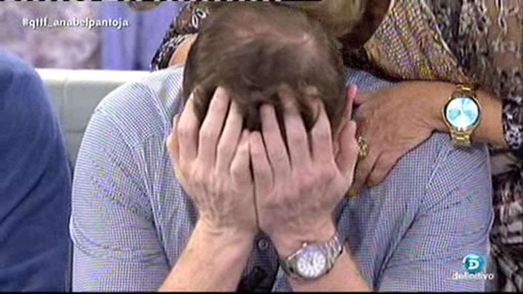 Jorge Cadaval rompe a llorar por el cariño de ‘¡QTTF!’ tras la muerte de su madre