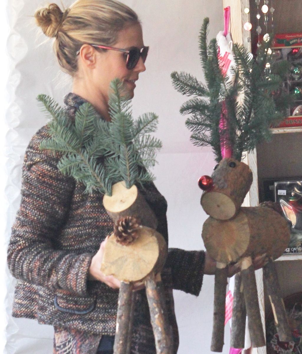 Heidi Klum, de compras navideñas