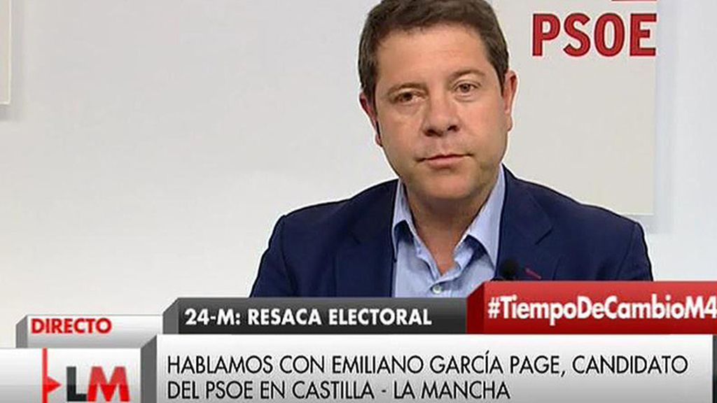 Emiliano García - Page: "No tenemos ningún pacto a estas alturas con Podemos"