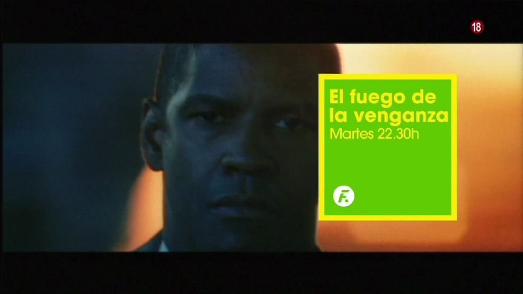 Denzel Washington protagoniza el ‘Fuego de la venganza’, este martes en ‘FDF’