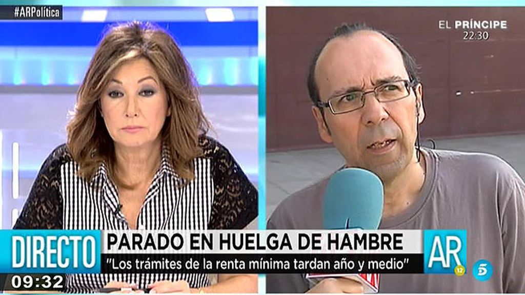 Juan José reivindica con una huelga de hambre una renta básica