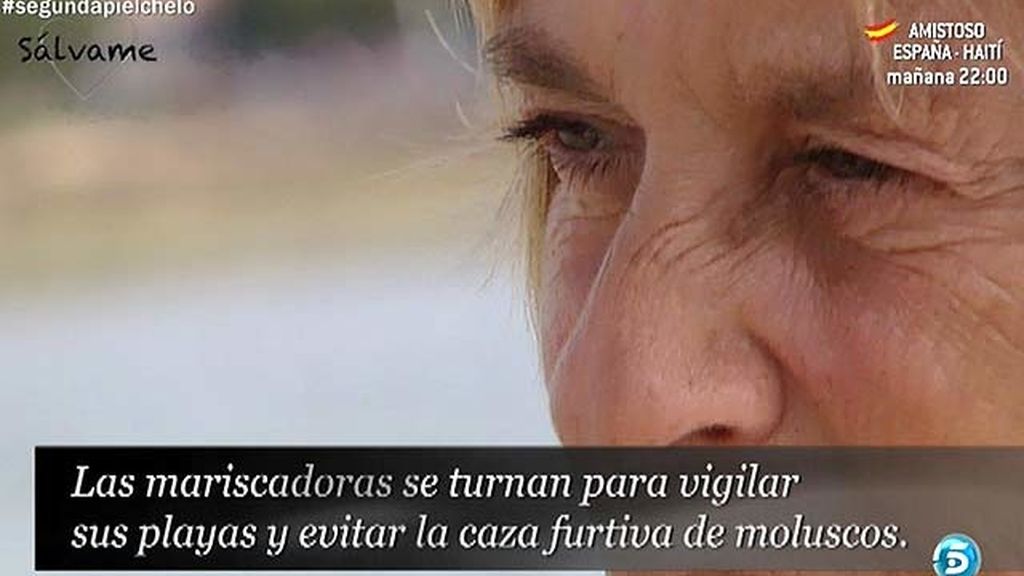 La periodista ha trabajado durante tres días con pescadores y mariscadoras