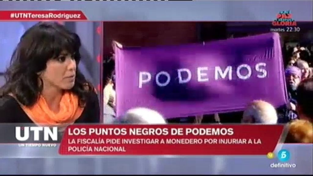 Teresa Rodríguez: "Yo condeno sin matices la represión en Venezuela"