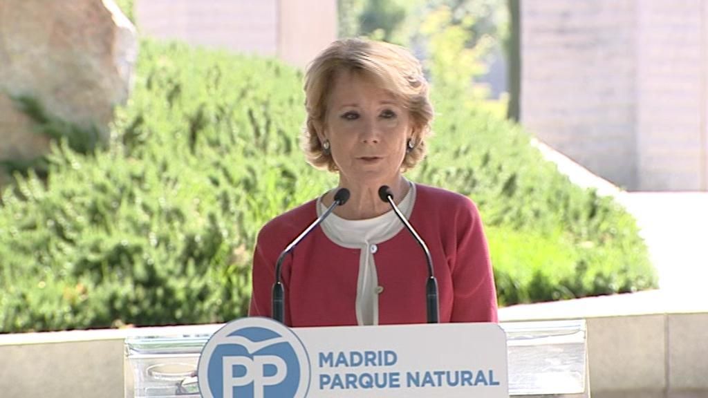 Esperanza Aguirre siente “asco y náuseas” por el caso de la Púnica