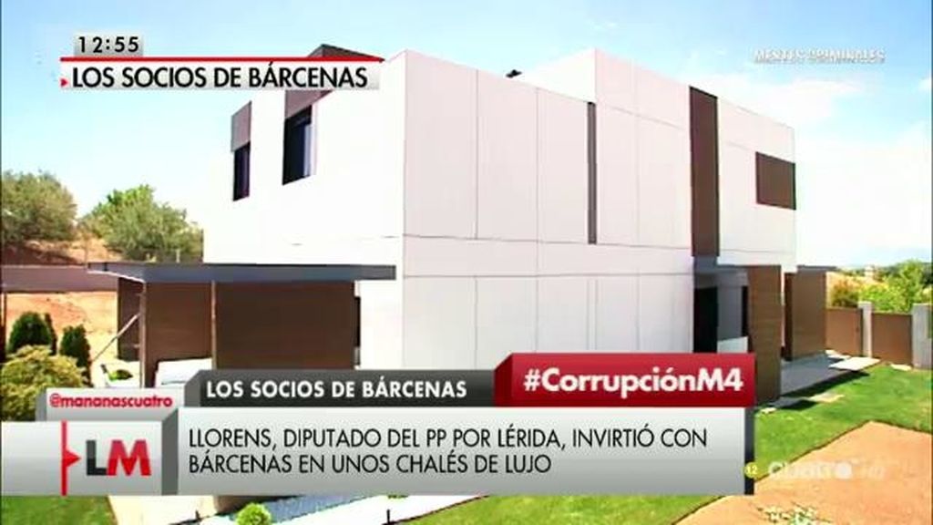 Llorens, diputado del PP por Lérida, invirtió con Bárcenas en chalés de lujo