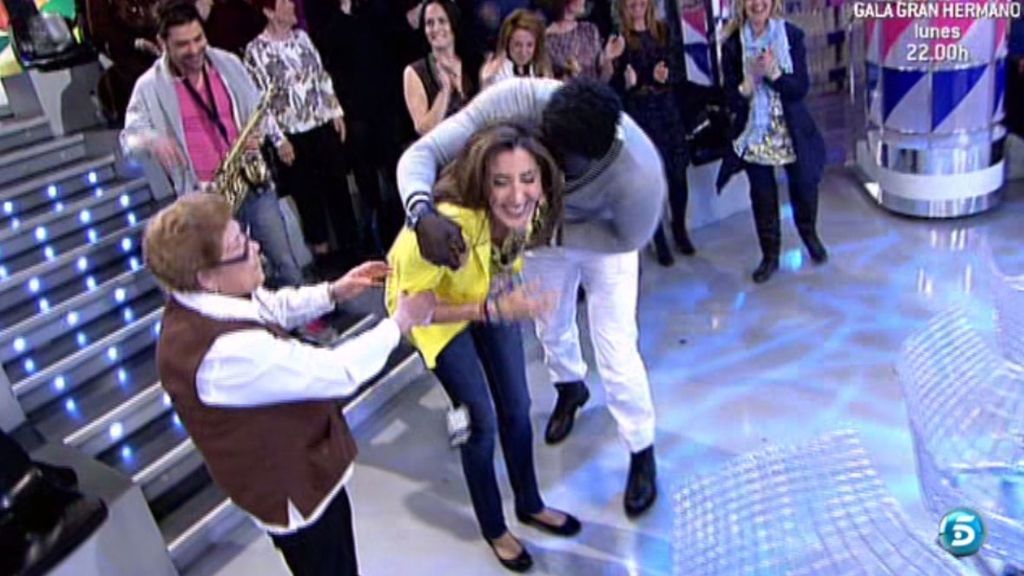 La caída de Paz Padilla, en imágenes