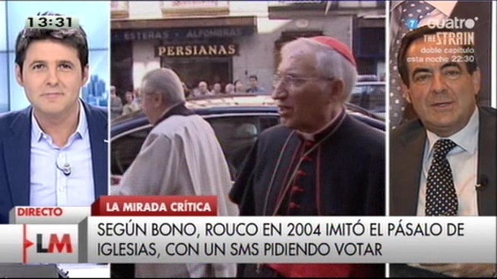 Bono: "Ningún gobierno europeo ha tratado mejor a la Iglesia que el de Zapatero"