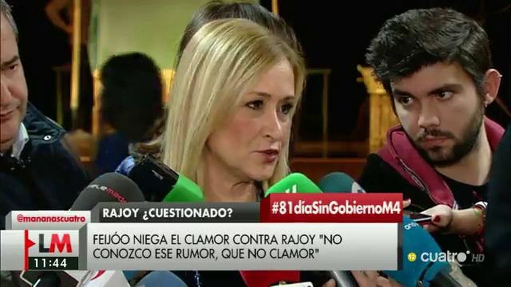 Cifuentes: "La opinión mayoritaria del PP es que Rajoy es nuestro candidato"