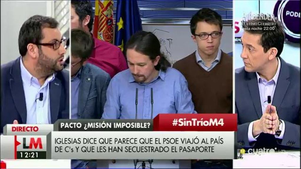 Iban García (PSOE), sobre Podemos: “Hay que demostrar voluntad de otra manera”