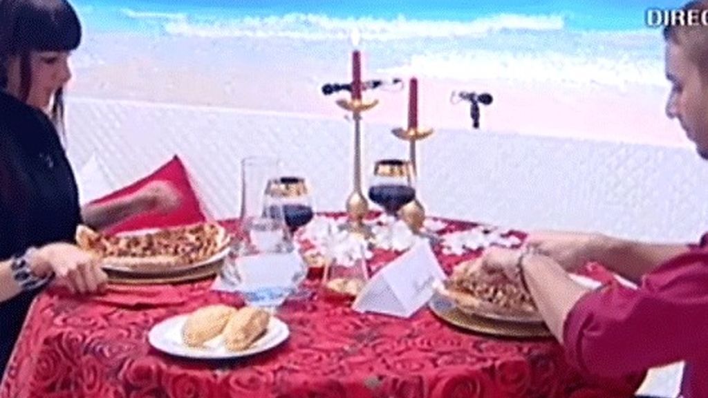 Cena romántica de San Valentín