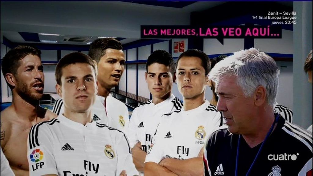 Ancelotti mima a los menos habituales: "Tengo el mejor vestuario del mundo"