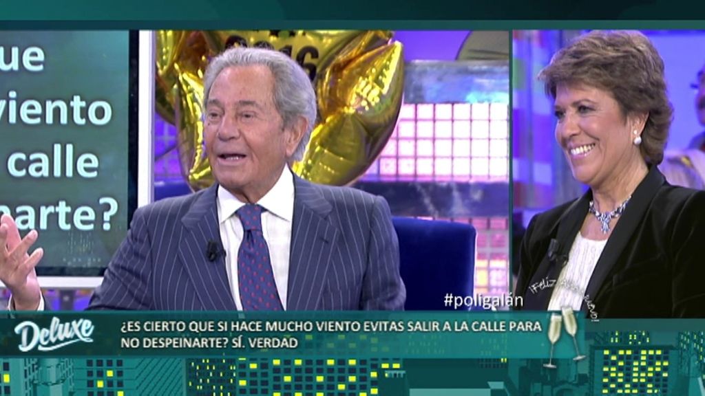 Arturo Fernández evita salir a la calle cuando hace mucho viento para no despeinarse