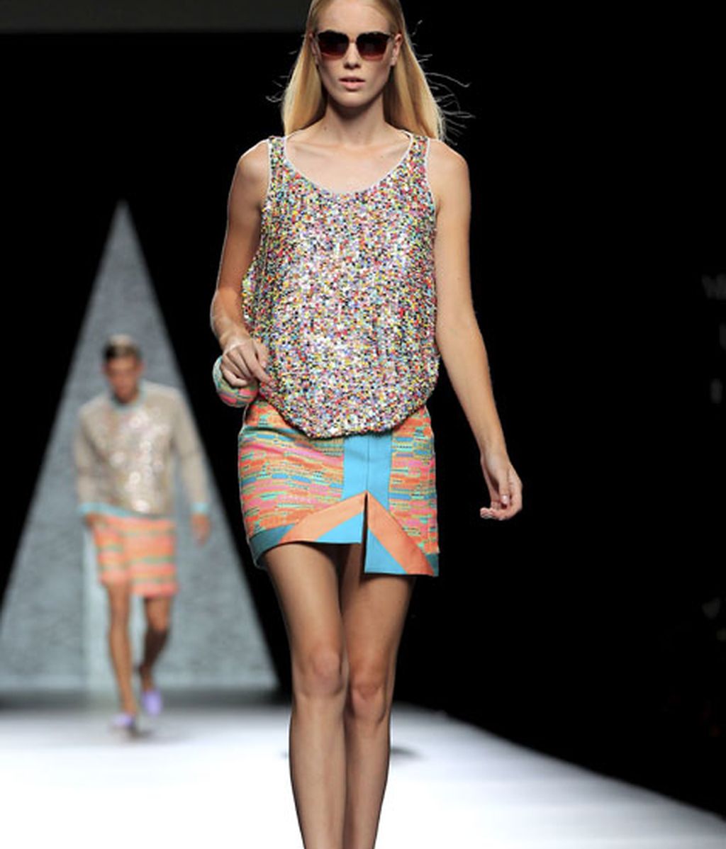 Las formas piramidales y el color flúor