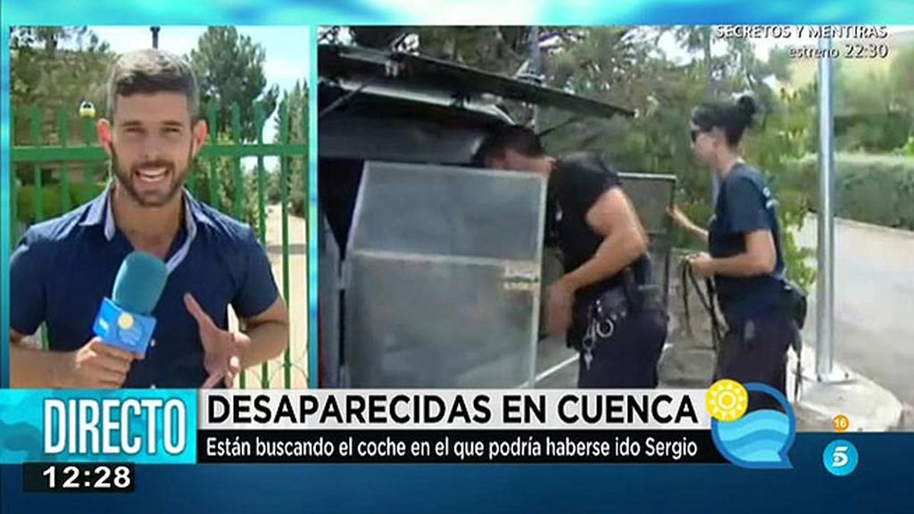 La policía registra la parcela propiedad de  la familia de Sergio Morate