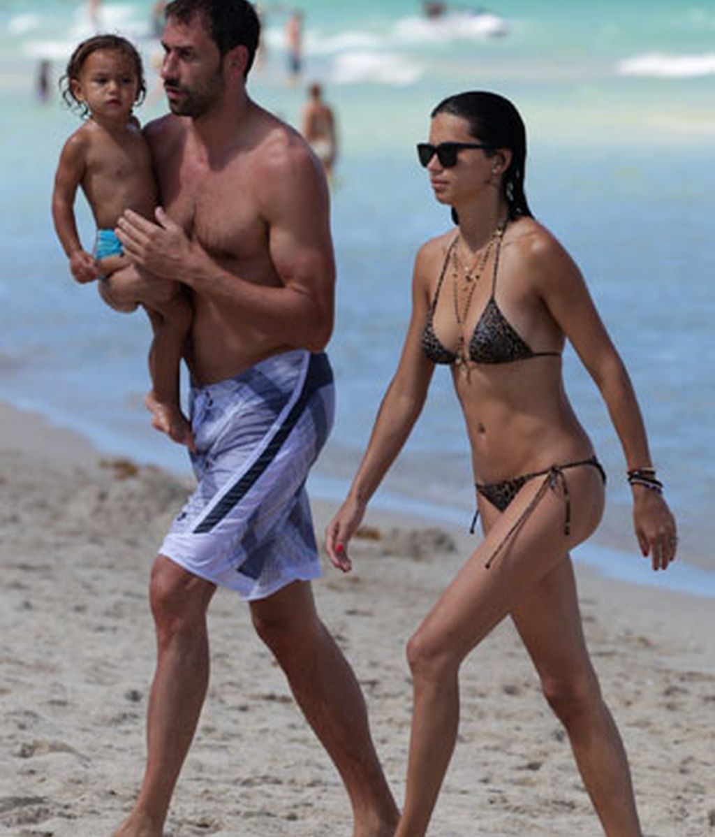 Adriana Lima junto a su familia