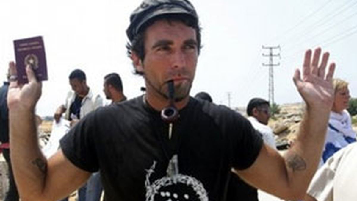 Vittorio Arrigoni fue secuestrado en Gaza. Vídeo: Informativos Telecinco.