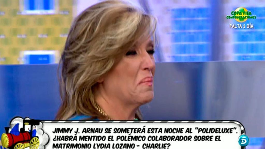 Lydia se derrumba al escuchar las preguntas a Jimmy sobre Charlie