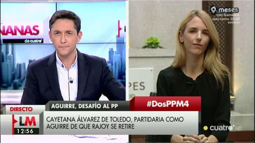 La entrevista con Cayetana Álvarez de Toledo en 'Las Mañanas', a la carta