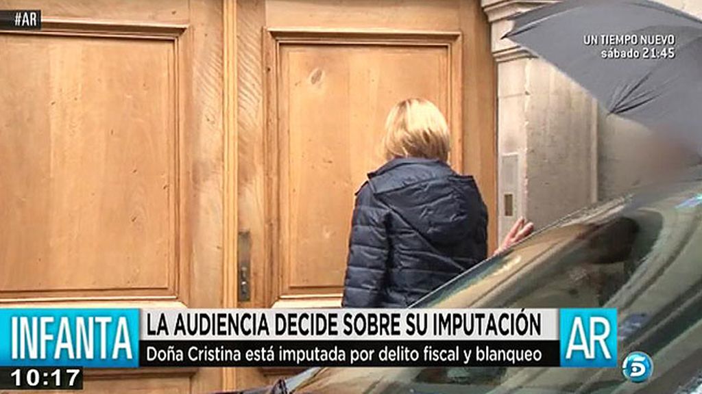 La Infanta Cristina continúa con sus rutinas y declina responder sobre la decisión de la Audiencia