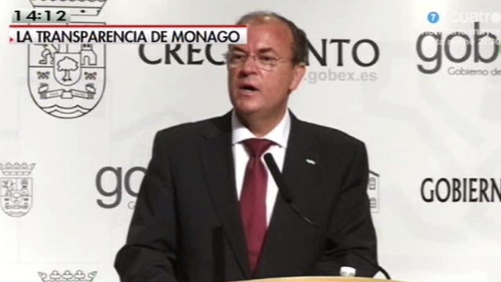 Monago pide transparencia pero él no hace pública la declaración de la renta