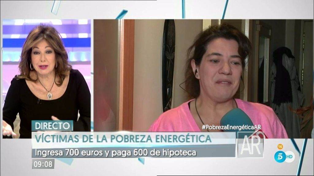 Ana Isabel:" Los dueños de las eléctricas tendrían que probar a vivir un mes sin luz"