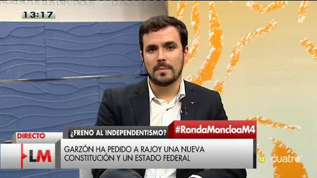 Alberto Garzón, candidato IU: "Nuestro país tiene que aprender de la Transición. Se sentaron a hablar represores y reprimidos"