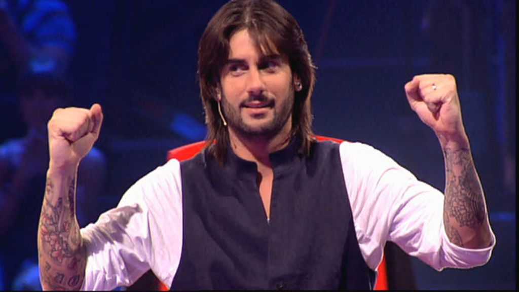 Melendi , el ‘coach’ con más ‘arte giratorio’