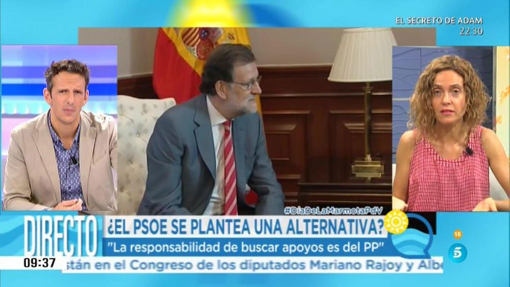 M. Batet: "Rajoy tendría que preguntarse si es imprescindible que sea presidente"
