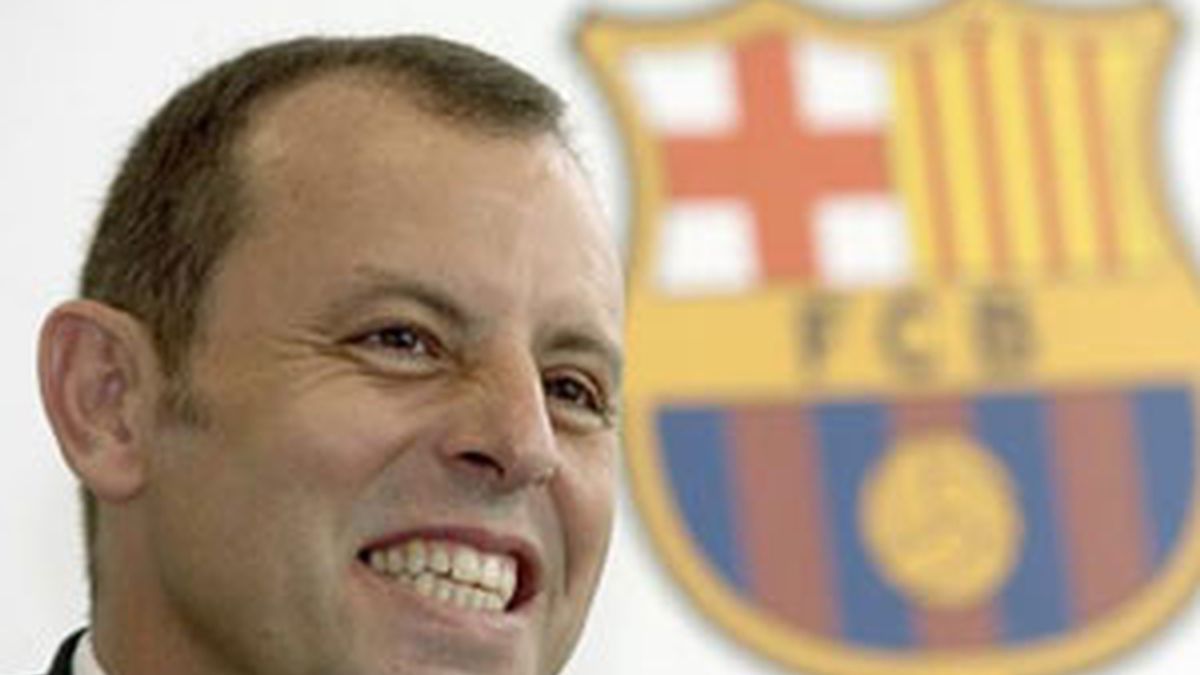 El presidente del FC Barcelona, Sandro Rosell. Foto: EFE