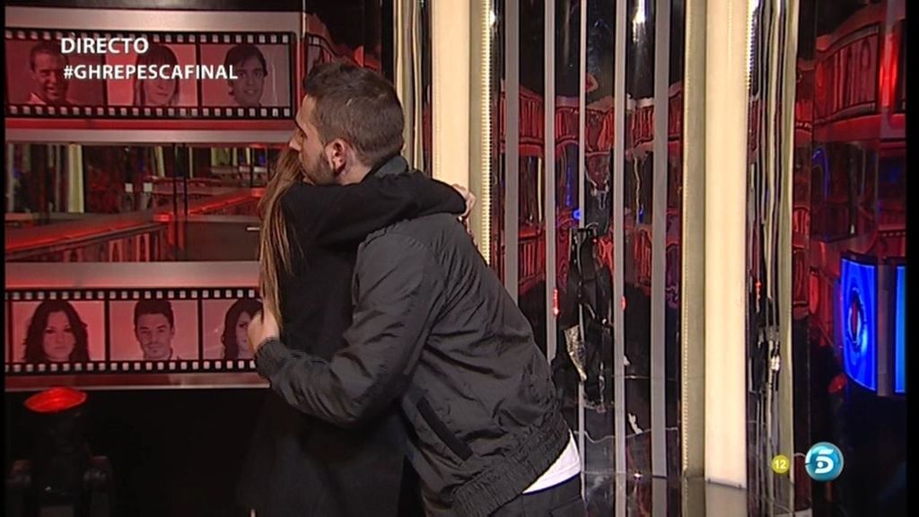 Saray e Iván, juntos en la sala de expulsión