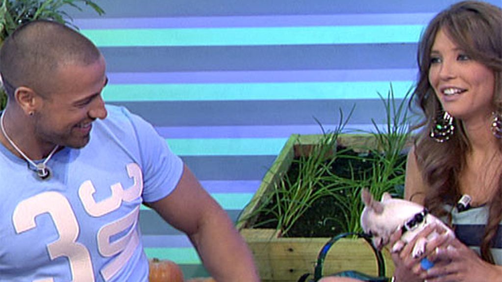 Rafa Mora, Raquel y un chihuahua