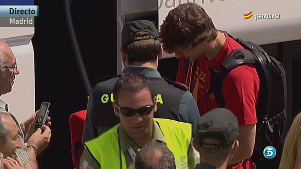 Los jugadores ya están en España