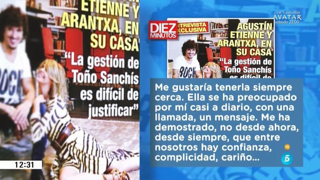 Agustín, exsocio de Toño: "Me gustaría tener siempre cerca a Belén"