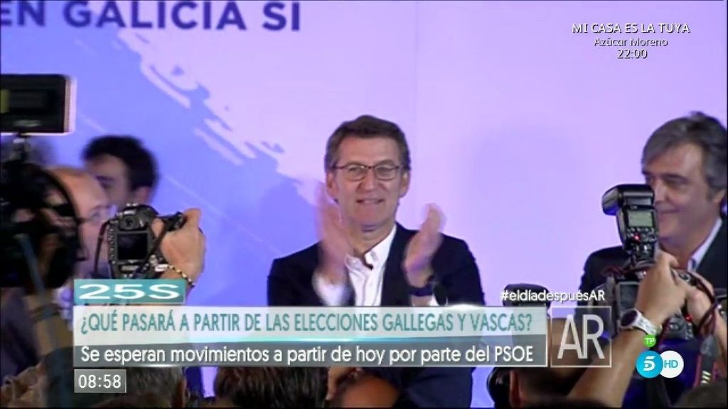 El PP refuerza su posición tras el rotundo éxito de Feijòo en las elecciones gallegas