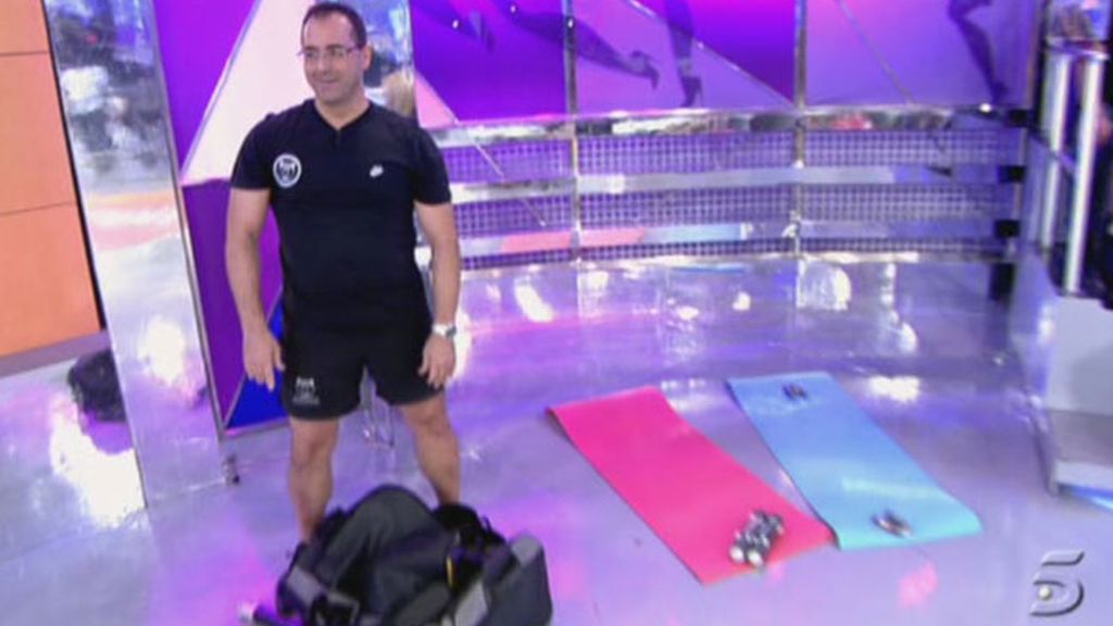 Chiqui y su entrenador personal