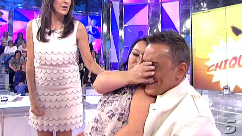Chiqui pone nerviosos a Luis y Kiko