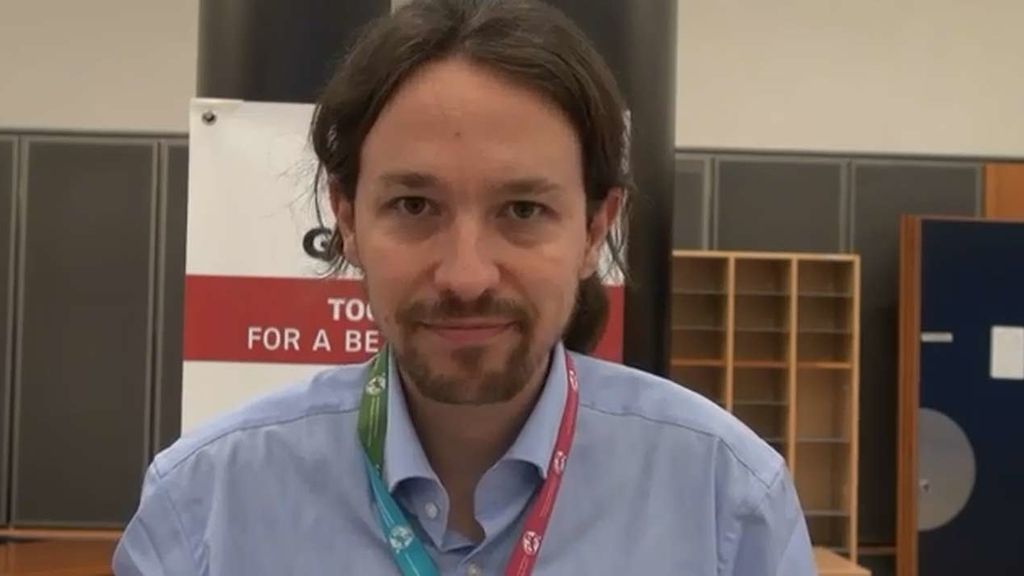 Pablo Iglesias pide, en inglés, el voto para Syriza en las elecciones griegas