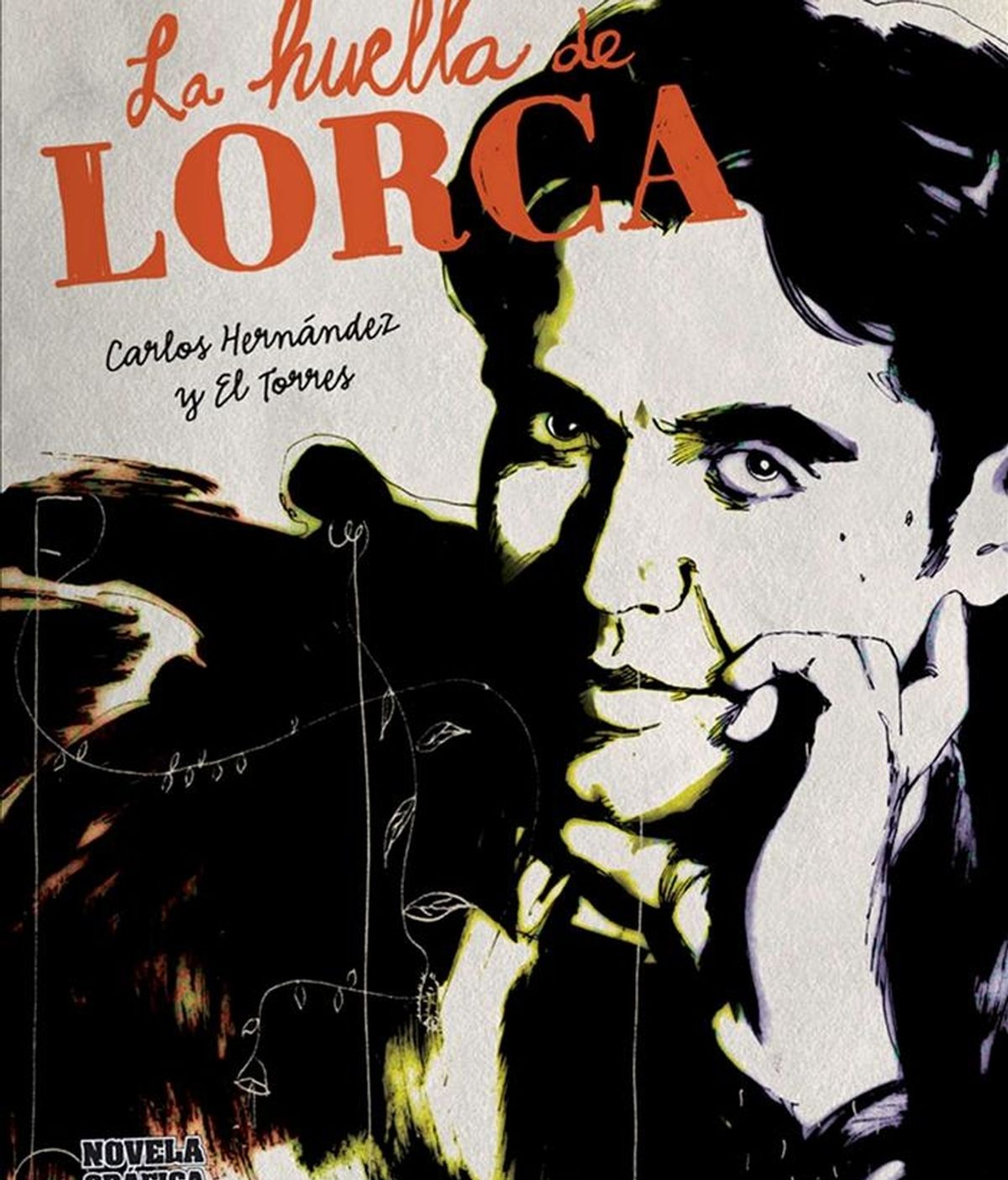 Portada de "La huella de Lorca", del dibujante granadino Carlos Hernández y el guionista "El Torres", la primera novela gráfica dedicada a Federico García Lorca, que relata, mediante el cómic, diferentes momentos de la vida del poeta a través de los ojos de las personas que le conocieron o compartieron con él parte de su vida. EFE