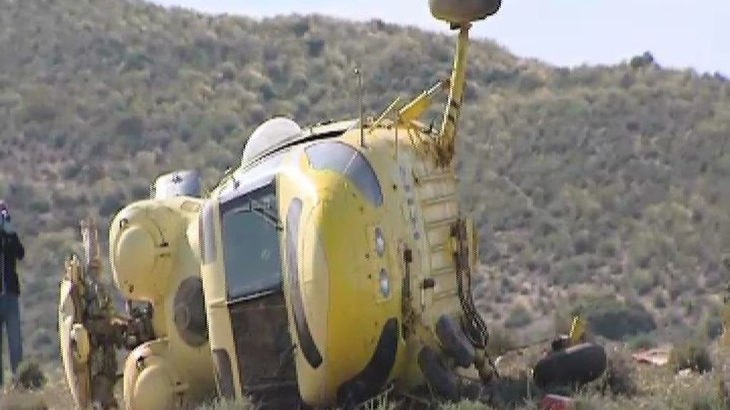 Misterioso accidente de un helicóptero abandonado en Almería