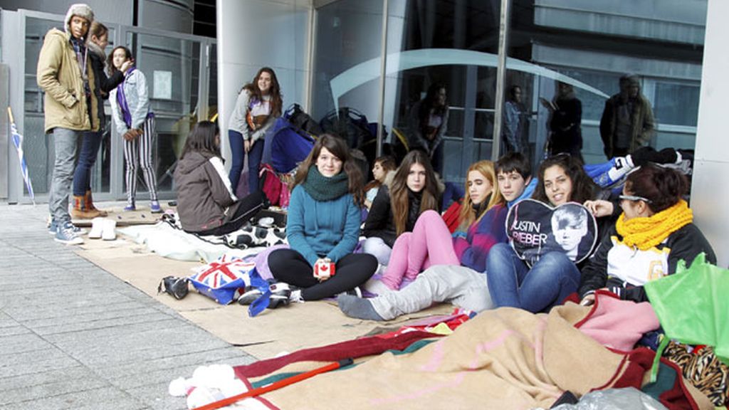 Los fans de Justin Bieber ya hacen colas