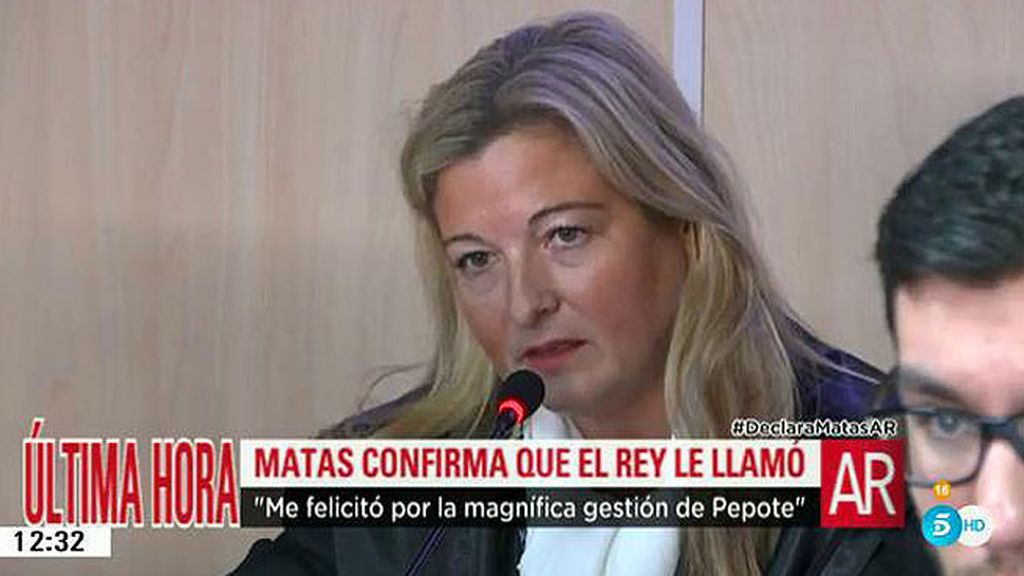 López Negrete pregunta a Matas por su relación con el Rey Juan Carlos
