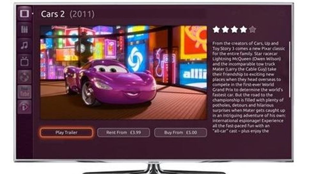 La compañía Canonical ha presentado Ubuntu TV, un sistema Linux pensado para la televisión