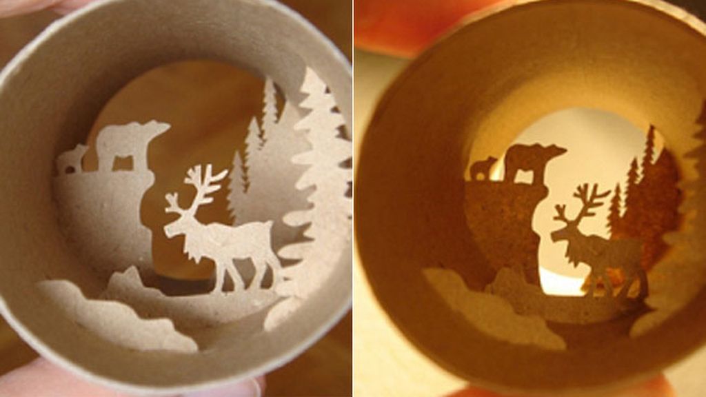 Obras de arte en papel higiénico