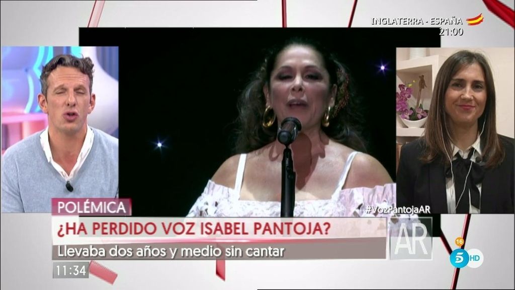 Marta Pinillos, foniatra: "Isabel Pantoja sigue teniendo un gran torrente de voz"