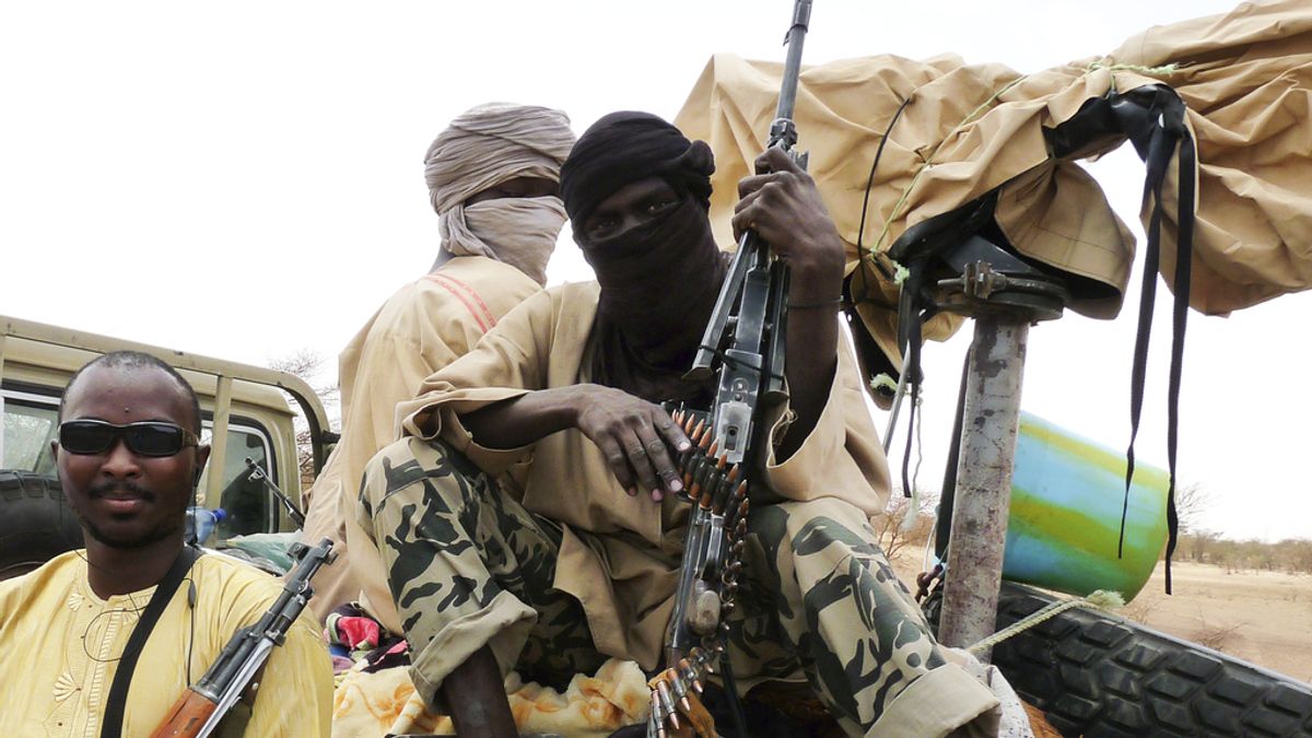 militares del grupo islamista Ansar Dine en Malí. Foto: Reuters