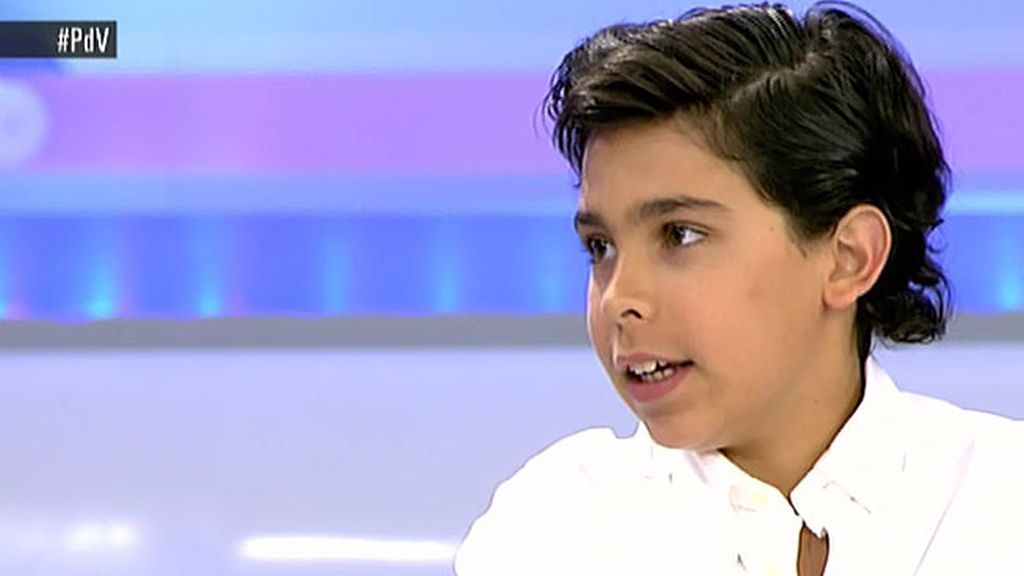 Álvaro Cabo, tertuliano de la mesa política de 'El programa del verano' con 11 años